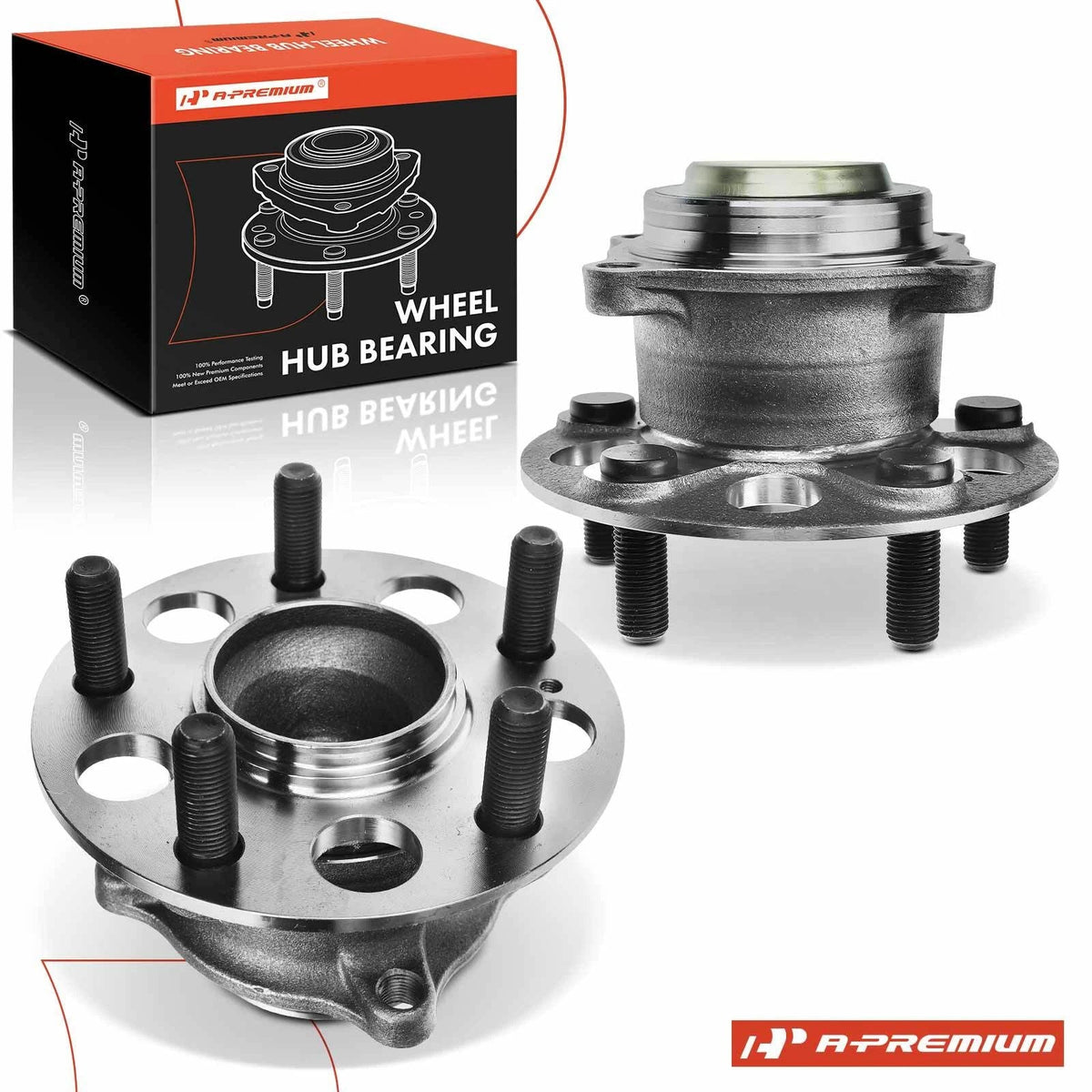 2X Rear Wheel Hub & Bearing Assembly for Honda Pilot (2016–2022)