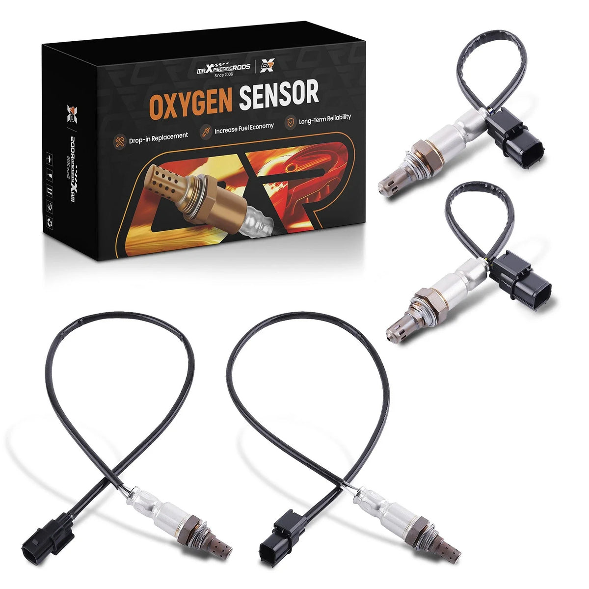 Set of 4 Oxygen Sensors for Honda Accord Odyssey Pilot Acura MDX TL TSX