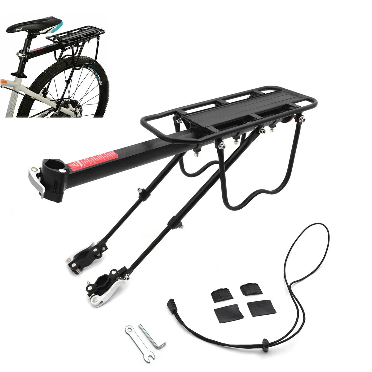 Bicycle Carrier Rear Rack - Quick Release 2.0
