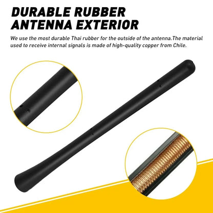 7" Short Rubber Antenna for Jeep Dodge Chrysler (inc)