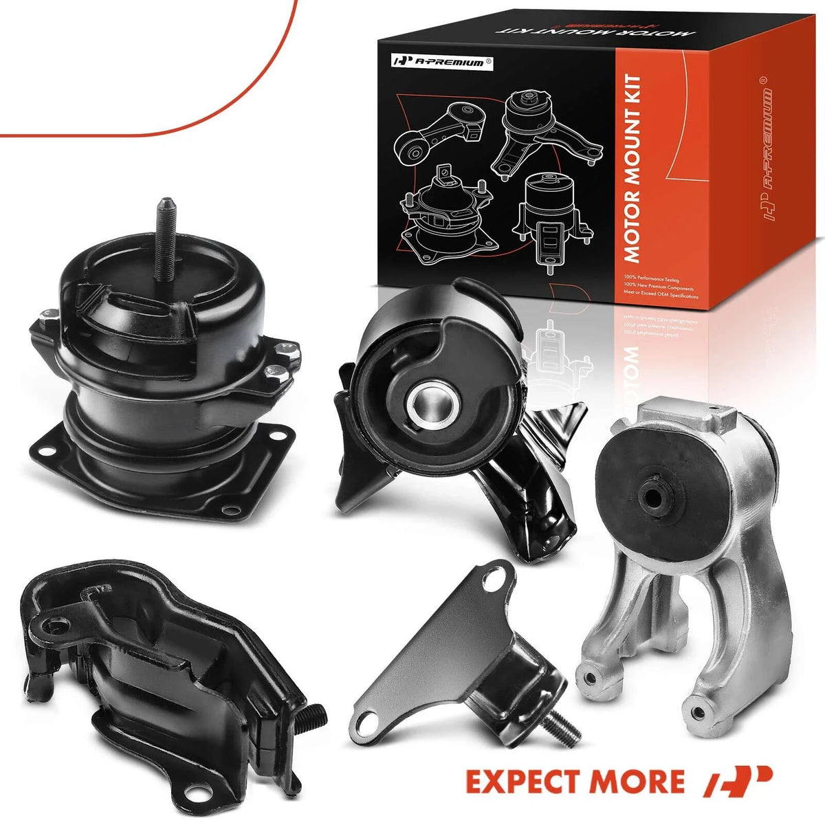 5X Engine Motor & Transmission Mount for Honda Odyssey (1999–2004)