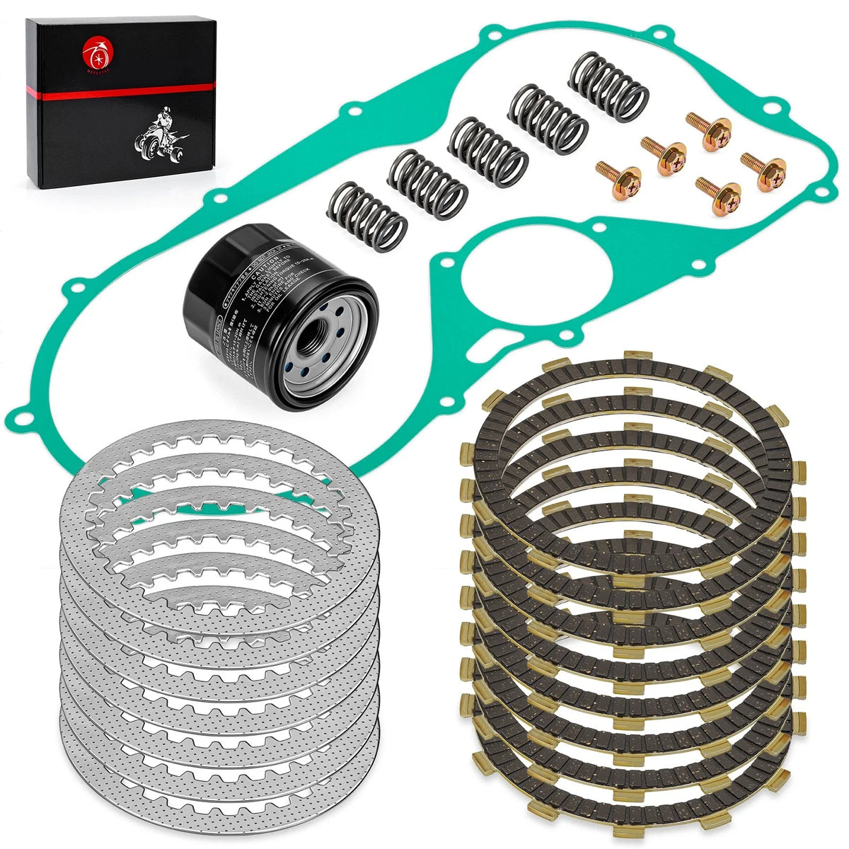 Clutch Gasket and Friction Plates for Kawasaki Vulcan 800 VN800B 1996-2005