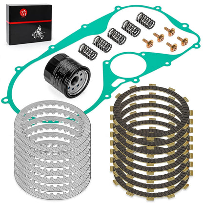 Clutch Gasket and Friction Plates for Kawasaki Vulcan 800 VN800B 1996-2005