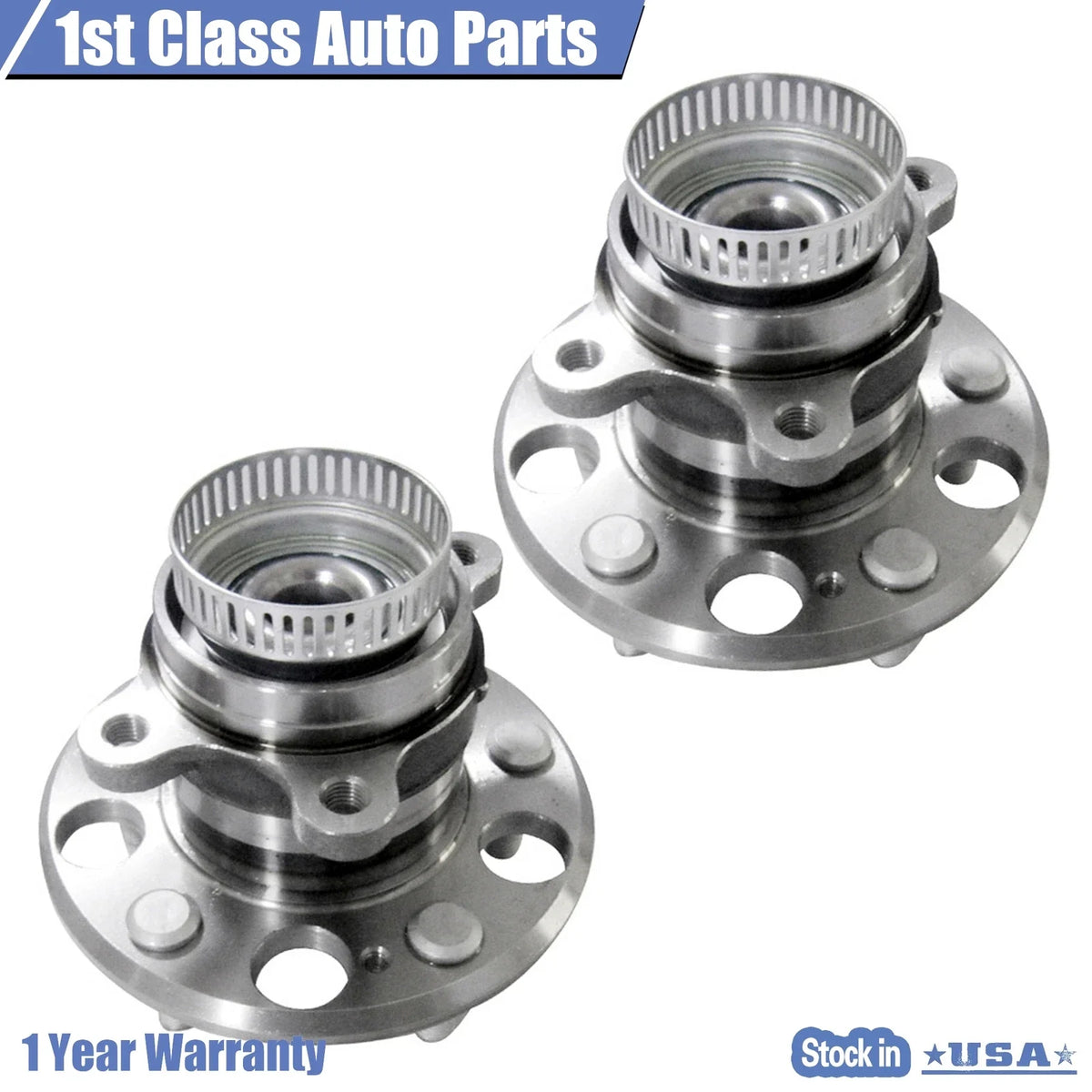 2X Rear Wheel Hub Bearing Assembly for Hyundai Elantra (2007–2012) 512340