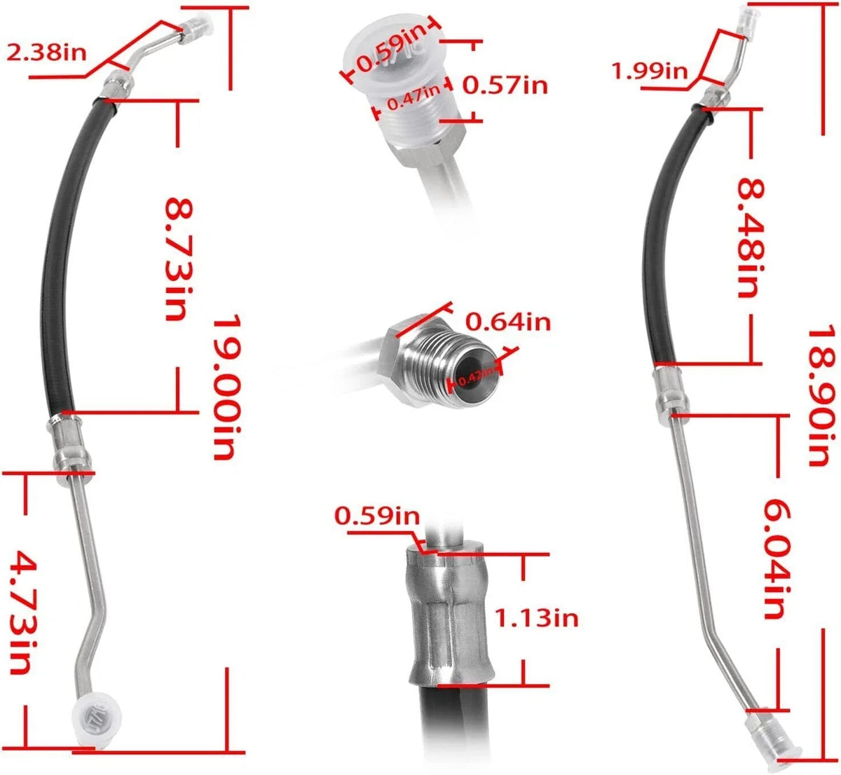 Hydraulic Hose Line Kit for Volvo Penta DPH (21548739)