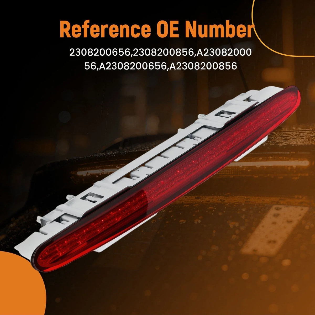 LED Rear High Mount Third Brake Stop Light for Mercedes R230 SL63 (2001–2012)
