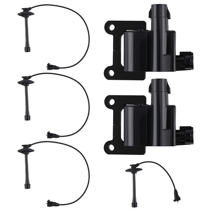 Wire Set & Ignition Coil Set for Toyota Camry Solara 1999-2003 - 2 & 4