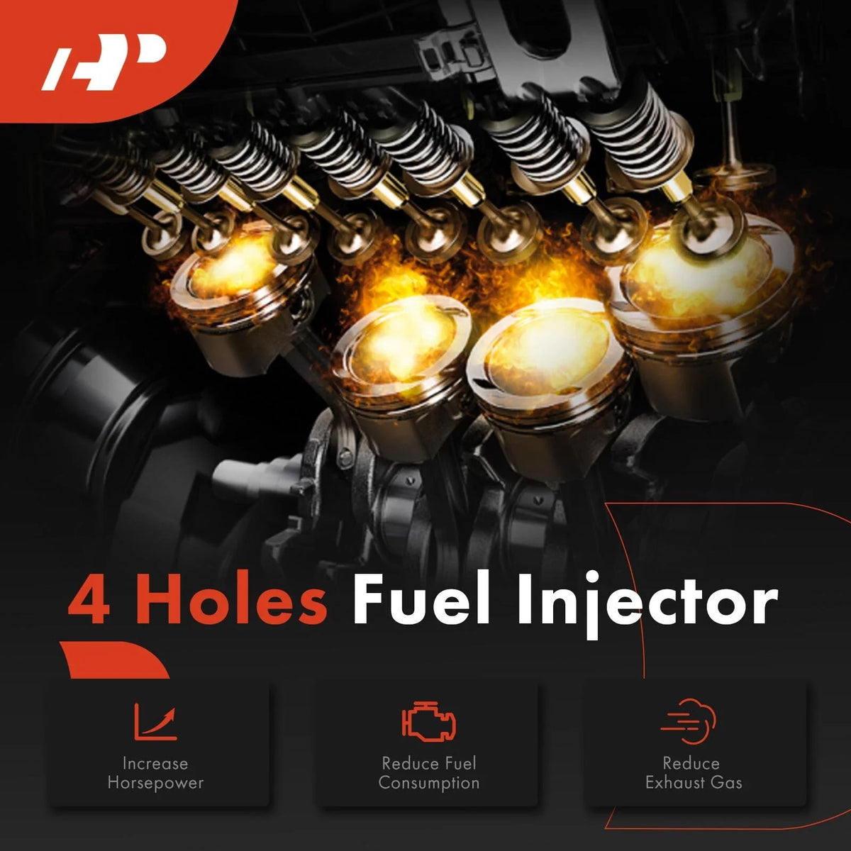 8 Fuel Injectors for 5.4L Supercharged Ford F-150 (1999-2003)
