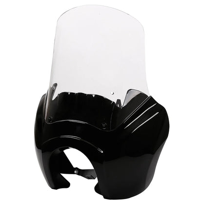 Clear Windshield Front Fairing (15") for Harley Dyna Fat Bob FXDF 2008-2017