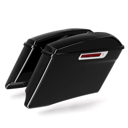 4" Stretched Speaker Lids for Harley Softail (1984–2017)