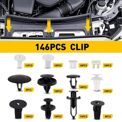 4-Pack Body Retainer Clips for Ford E-Series 1992-2014 146 EOH