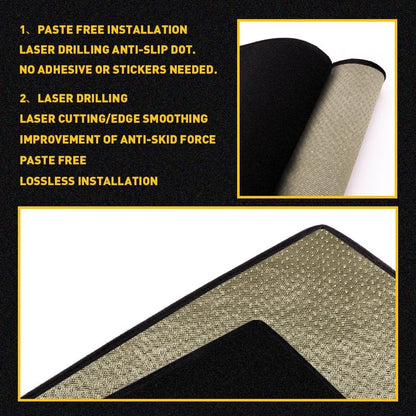 Dashboard Protector Mat for Chevrolet S10 (1998–2004) - Anti-Slip Black