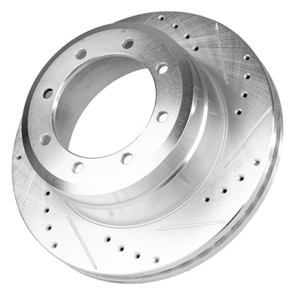 Rear Brake Disc Rotors and Pads Kit for Ford F-350 Super Duty (2005–2007)