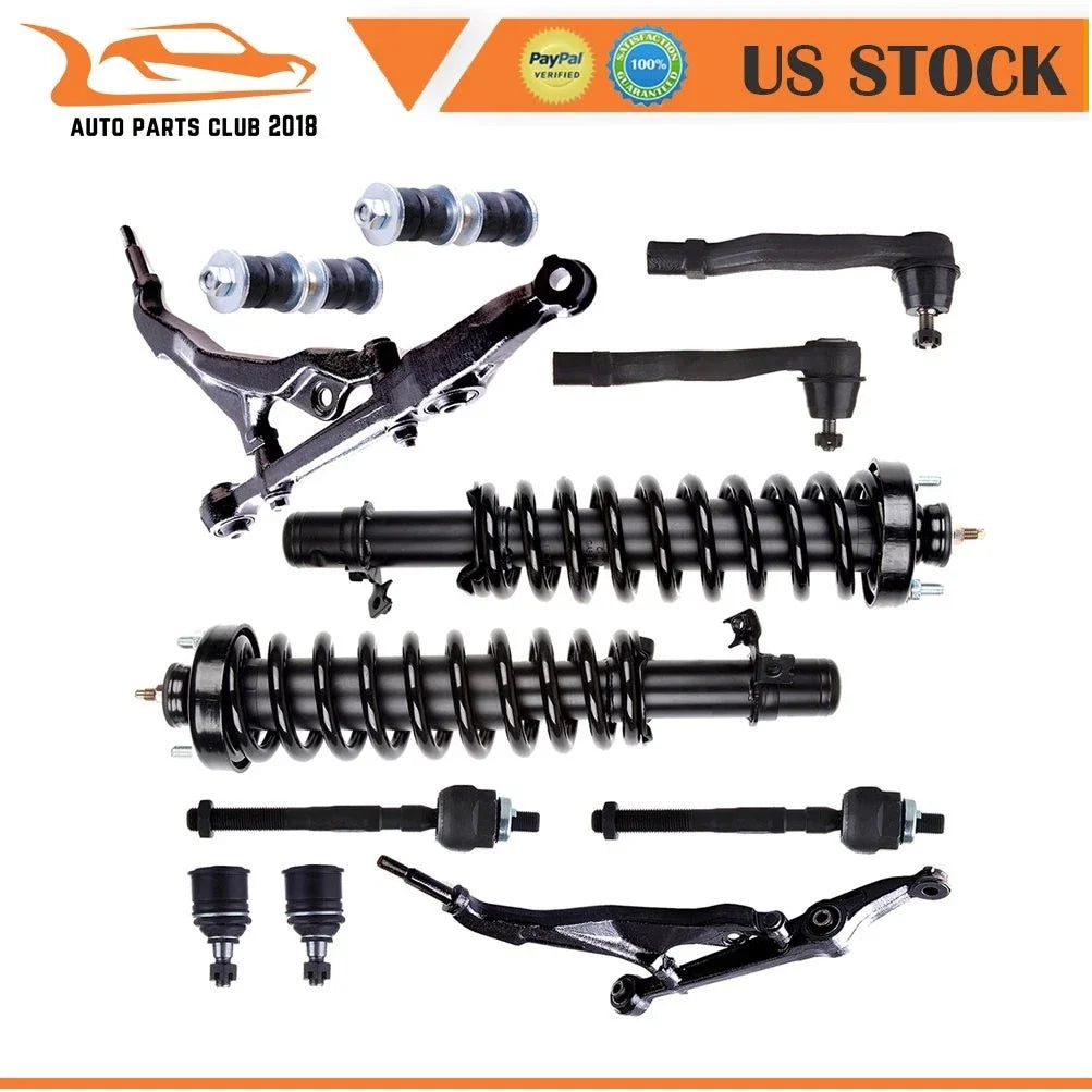 Front Strut Assemblies Suspension Kit for 1992-1995 Honda Civic