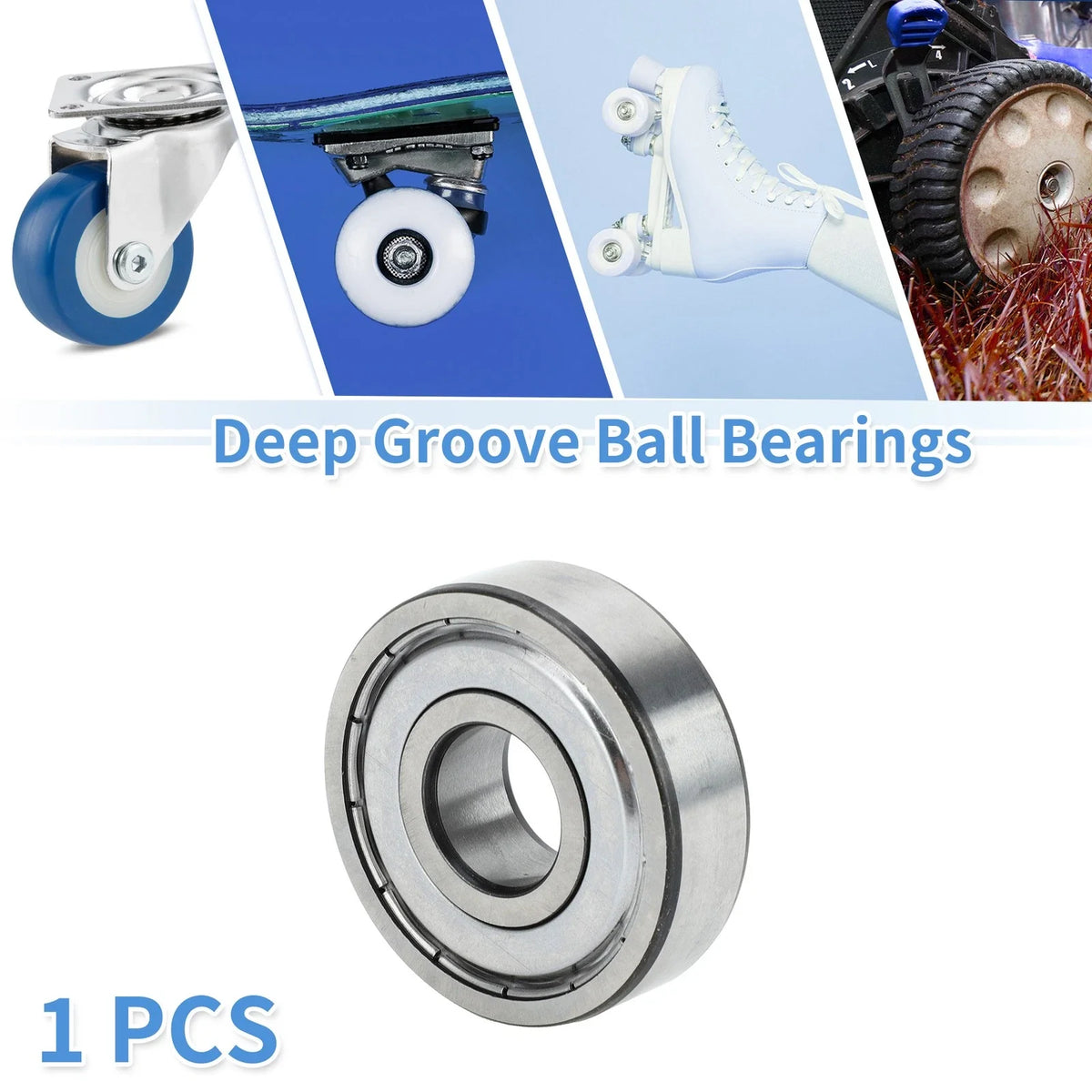 6303ZZ Deep Groove Ball Bearing for Scooter Skateboard Wheel (1 Pc)