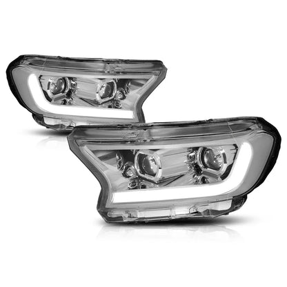Switchback LED DRL Dual Projector Headlights for Ford Ranger (2019–2022)