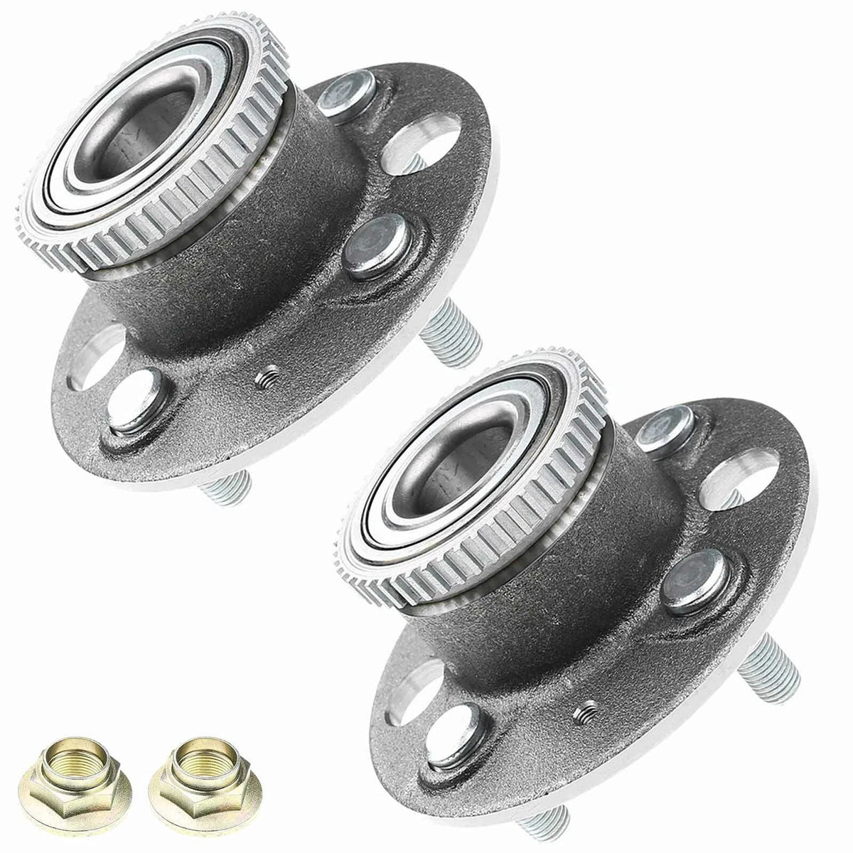 Wheel Hub & Bearing Assembly for Rear 2X Honda Civic Si (2002-2003)