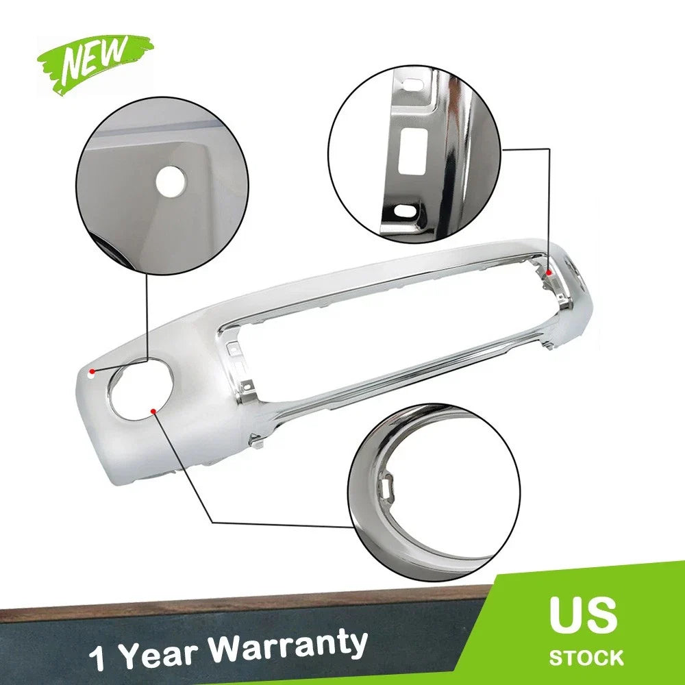 Front Bumper Steel Chrome for Toyota Tundra (2007–2013)