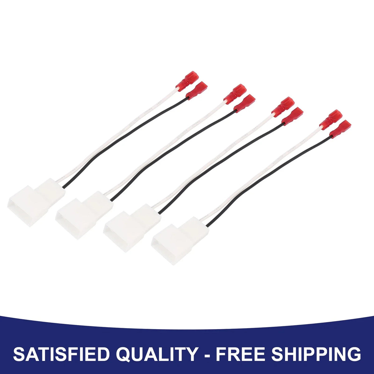 Set of 4 Car Speaker Connector Harness Adapter for Toyota Tacoma (1995–2014)