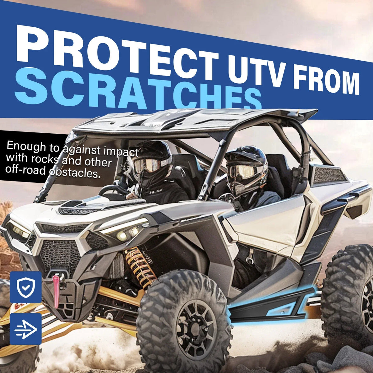 Side Nerf Bar Rock Sliders for Can Am Maverick X3 (2017–2025)