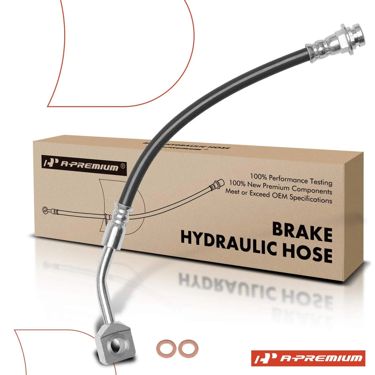 Rear Left Brake Hydraulic Hose for Buick Lucerne, Cadillac DTS (2006–2011)