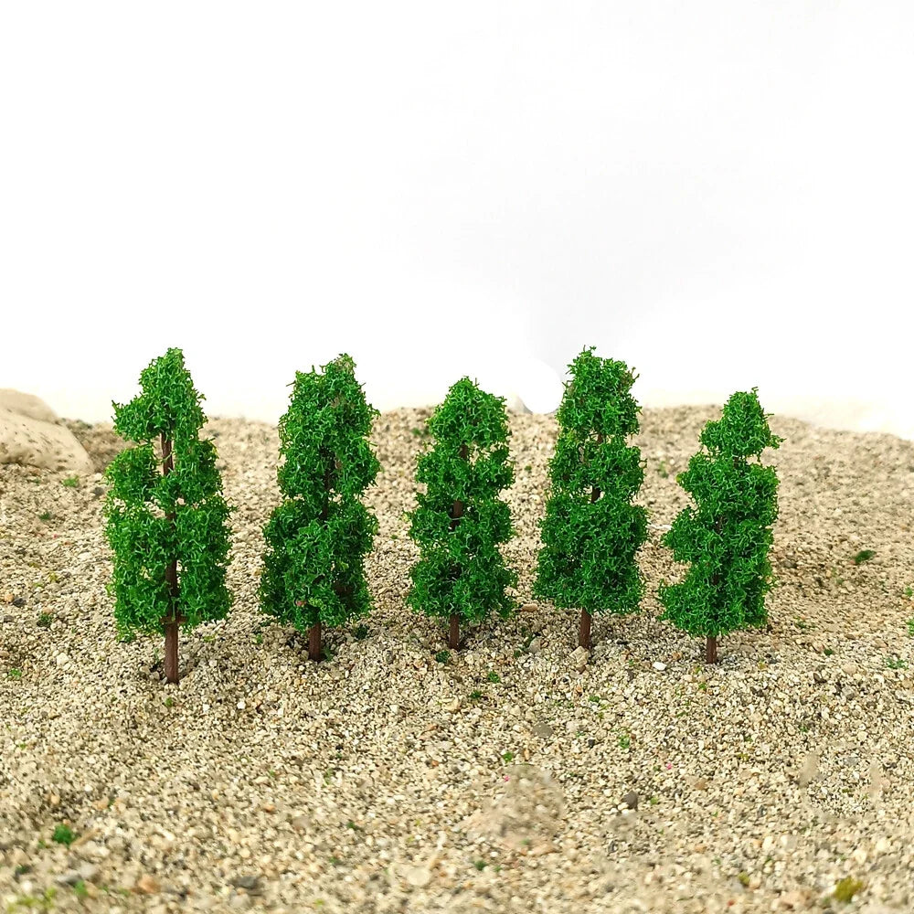 40 Pcs 2.36" Mini Model Trees for Train Railroad Diorama Layout