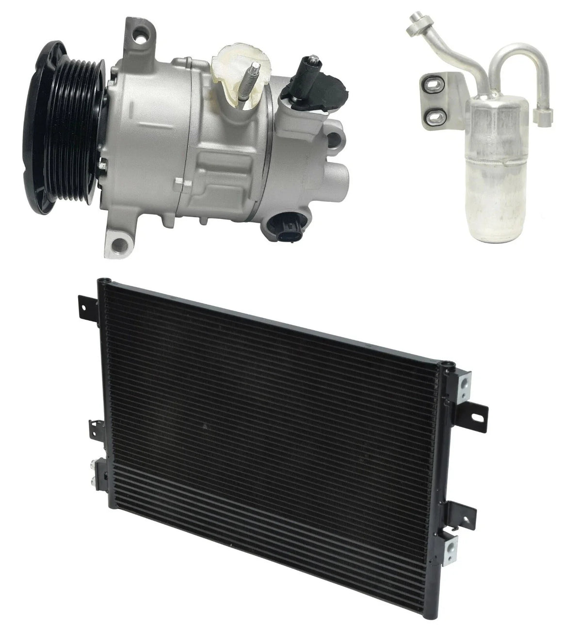 AC Compressor Kit With Condenser for Dodge Caliber 1.8L (2007–2012)