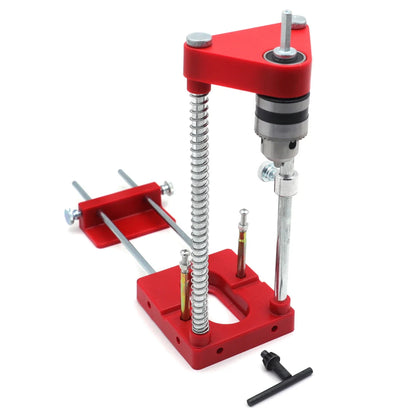 Adjustable Template Tool for Drilling Holes in Woodworking