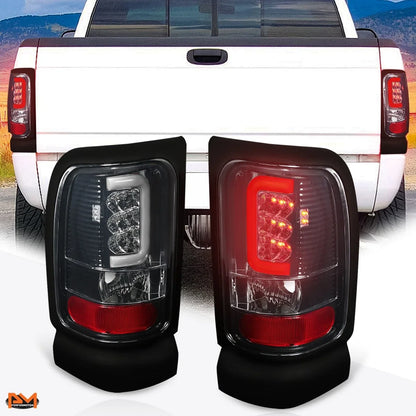 3D LED C-Bar Tail Light Smoked for 1994–2002 Dodge Ram Pickup