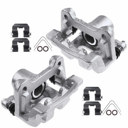 Rear Brake Caliper Pair with Brackets for 2016-2023 Tucson / Sportage