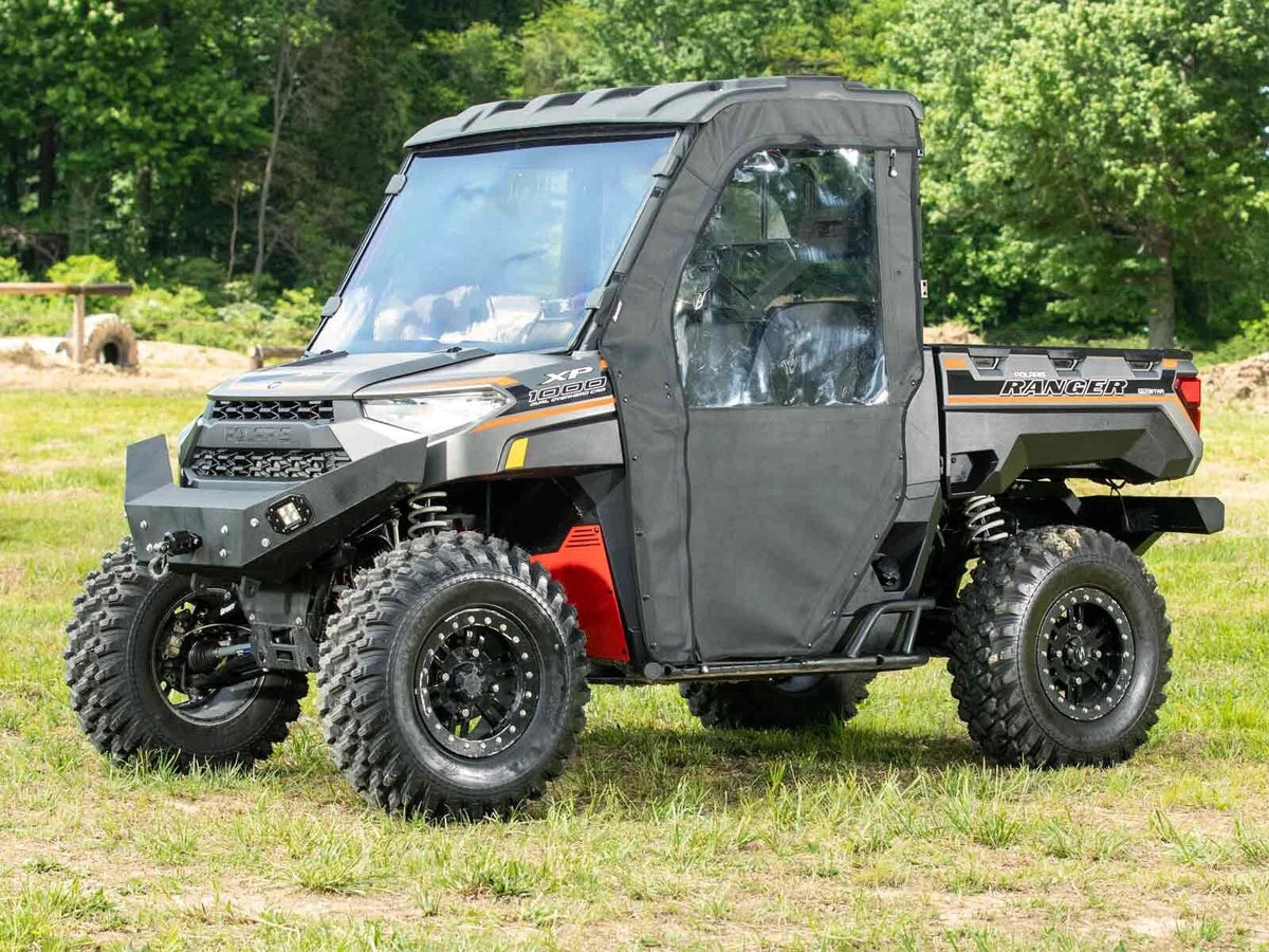 Soft Cab Enclosure Doors for Bobcat UV34 (No Rear Windshield)