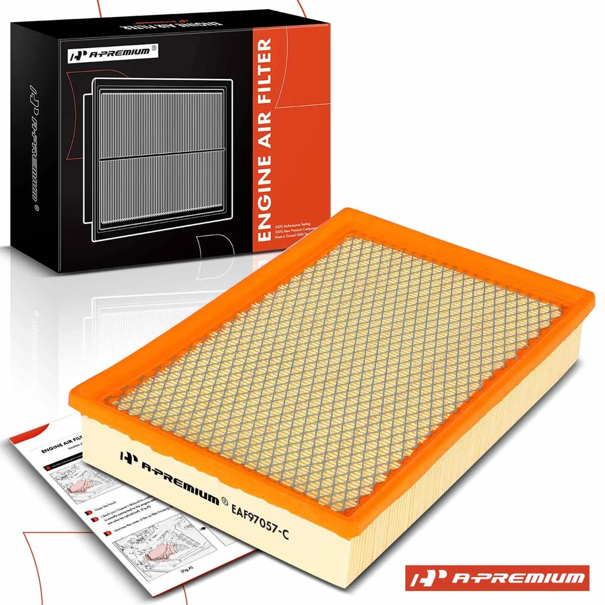 Engine Air Filter for Ford F-150 F-250 Bronco (1985–1986)