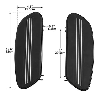 Footboard Floorboards in Black for Harley Electra Street Glide 1986–2024