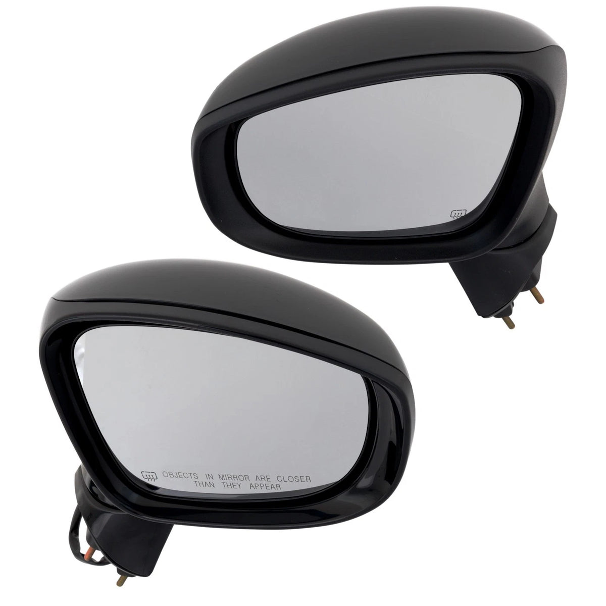 Set of 2 Heated Mirrors for Chrysler Voyager