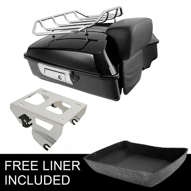 Trunk Backrest Chrome Chopped for Harley CVO Road Glide (2014–2026)