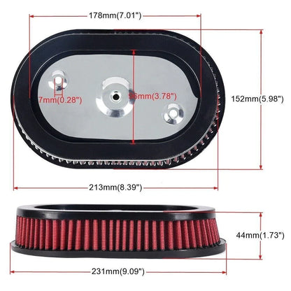 Air Filter Replacement for Harley Softail/M8 Touring (2017-2023)