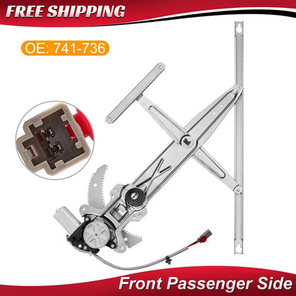 Front Right Motorized Window Regulator for Honda Civic 1996-2000