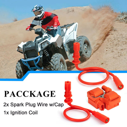 Ignition Coil Spark Plug Wire for Polaris Sportsman 1000 850 2012-2024