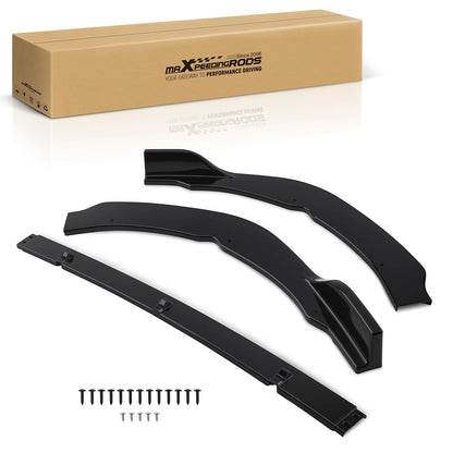Bumper Lip Extension for 2018-2023 Toyota Camry SE XSE - Black Plastic