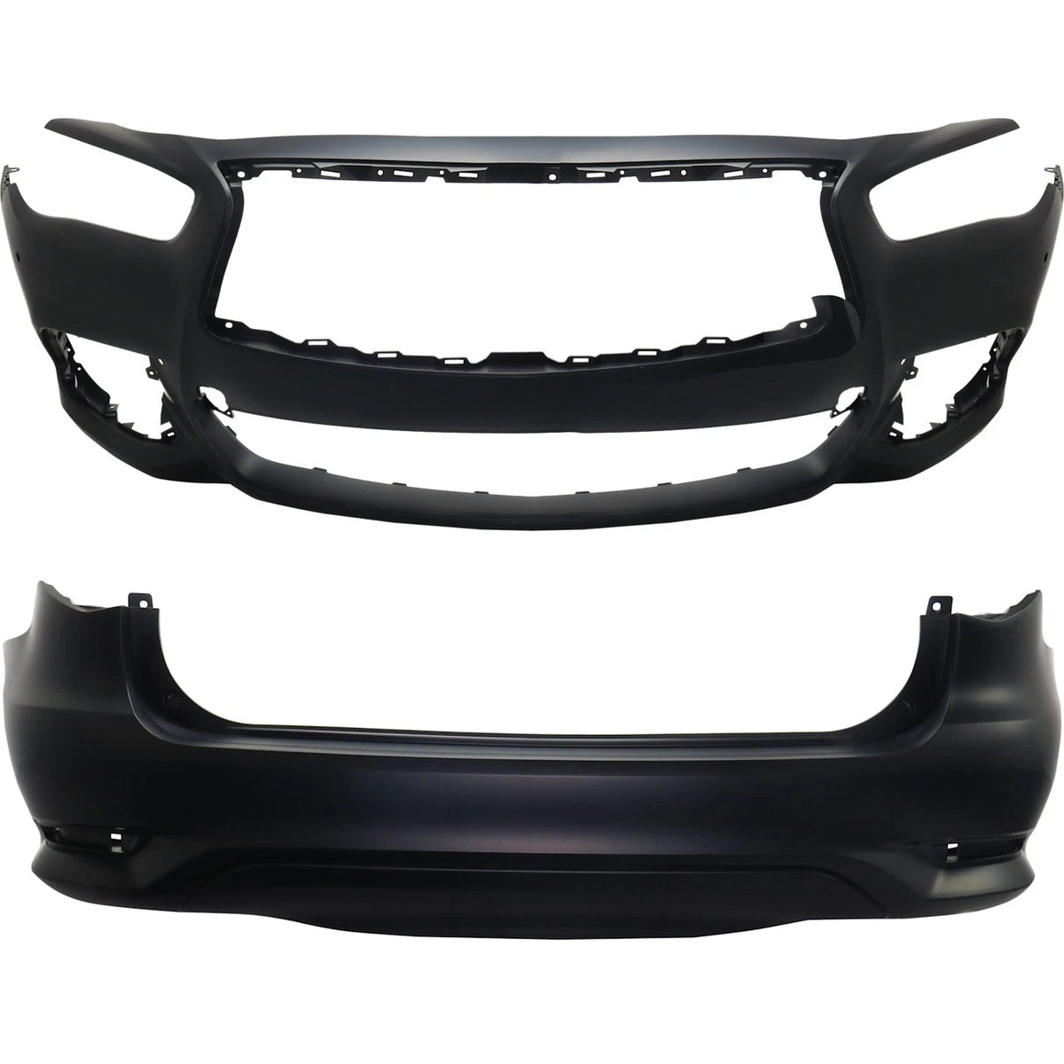 Set of 2 Bumper Covers for Infiniti QX60 (2016–2020)