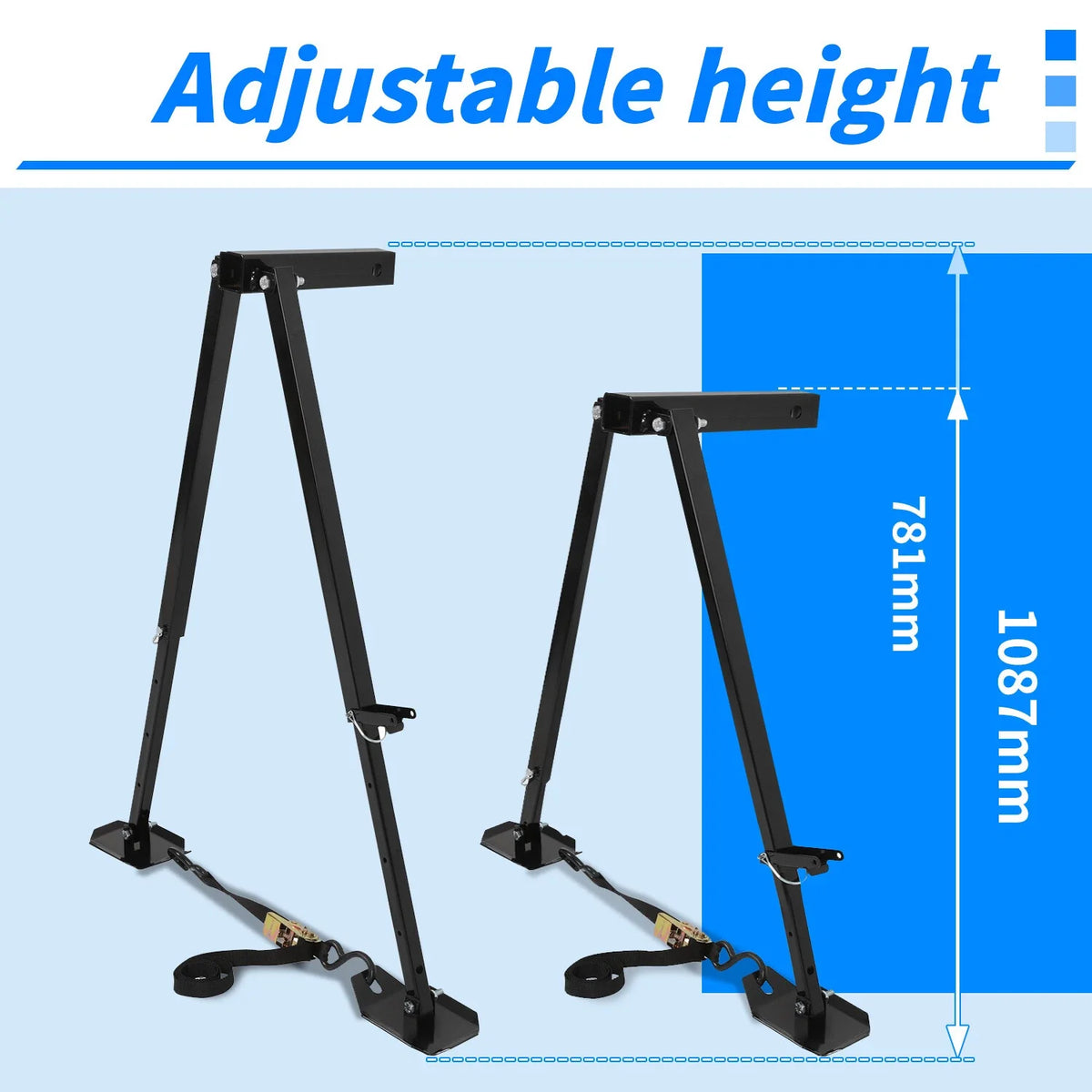 2" Receiver Hitch Stabilizer for RV (Trailers, Motorhomes)