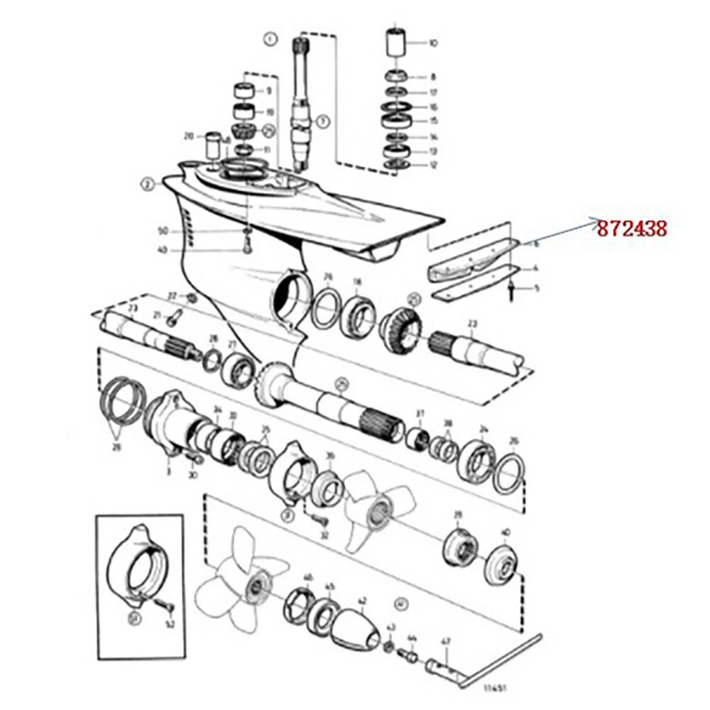 Non-return Valve for Volvo Penta (Fits 872438)