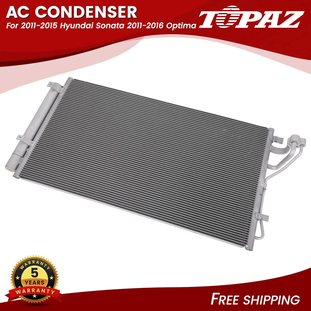 AC Condenser for Hyundai Sonata (2011–2015) & Kia Optima (2011–2016)