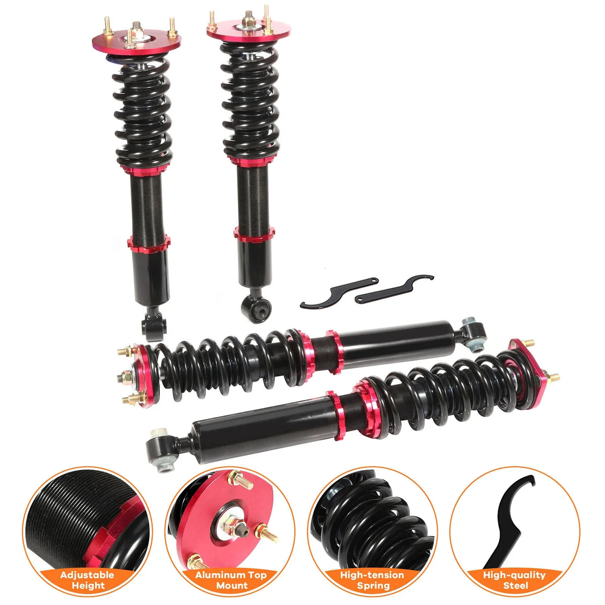 Coilovers for Lexus IS300 (2001–2005) Adjustable Height Shocks
