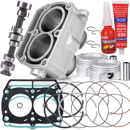 Cylinder Piston Gasket Rebuild Kit w/Camshaft for Polaris RZR 800 S 4
