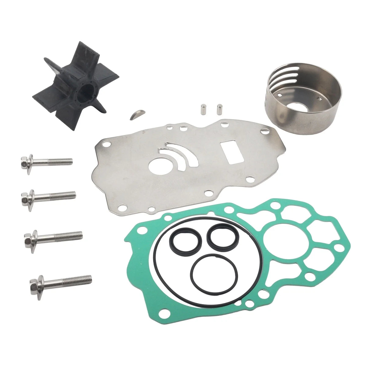 Water Pump Repair Service Kit for Yamaha Outboard (6CE-W0078-01, 6CE-W0078-00)