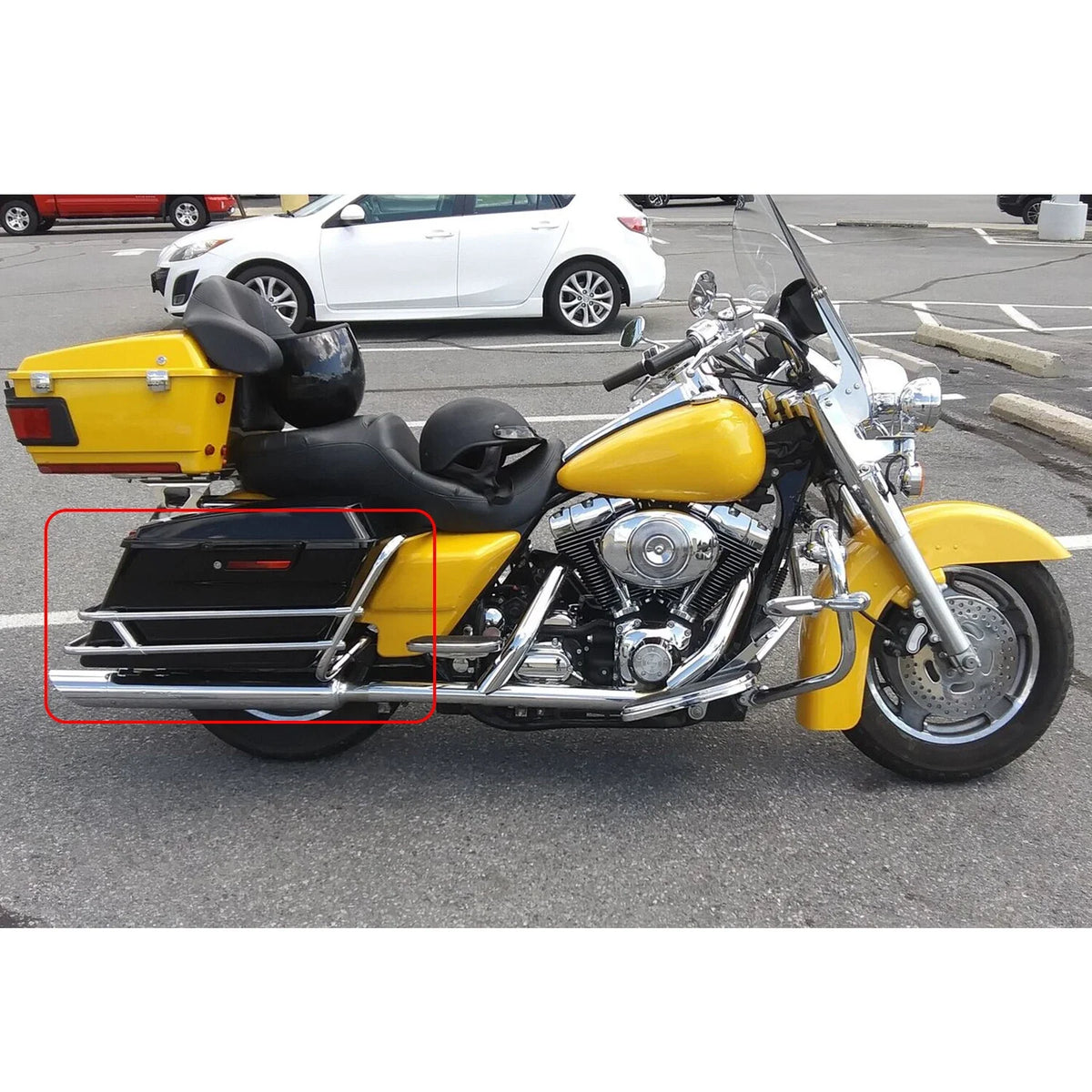 Saddlebag Bracket Guard for Road King FLHR 1997-2008