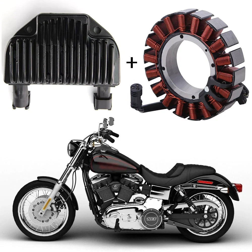 3-Phase Stator and Regulator Rectifier for Dyna (2008-2016) #30017-08 #74631-08