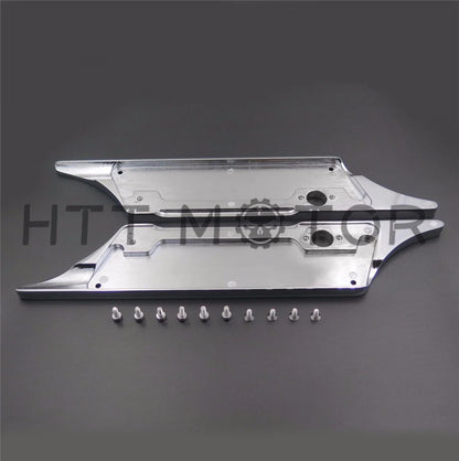 Chrome Billet Saddlebag Latch Cover for 1993–2013 Harley Touring