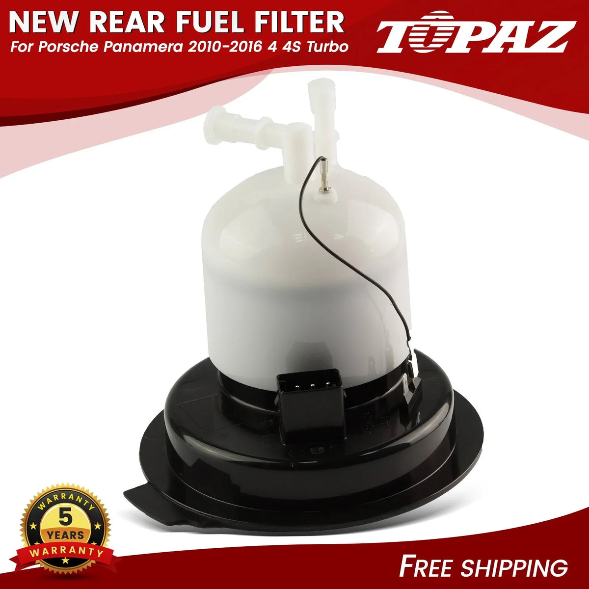 Rear Fuel Filter for Porsche Panamera 4 4S Turbo (2010–2016)